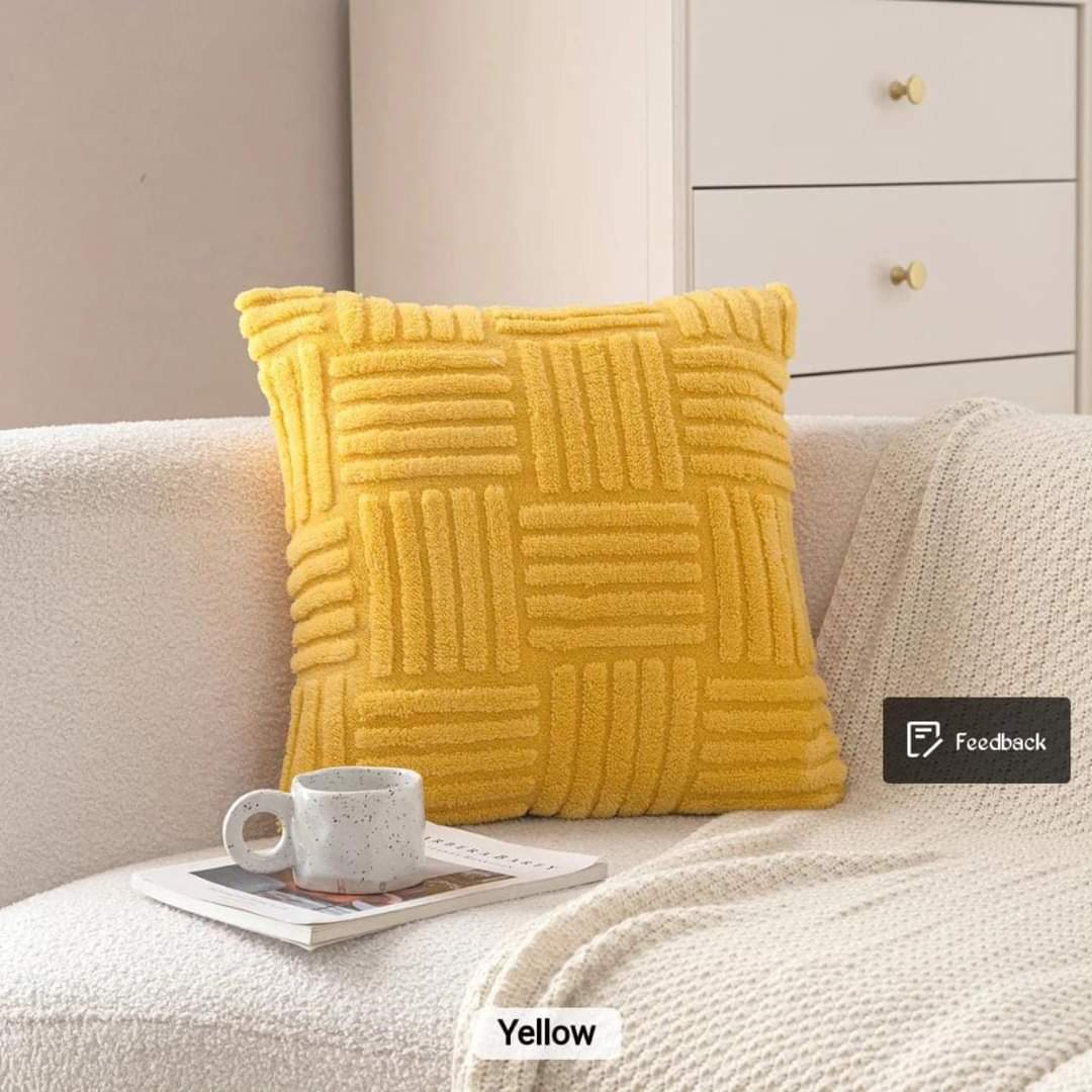 Helene Ribbed Cushion for Sofas with Quad Panel Texture