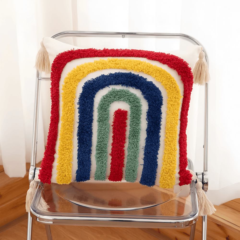 Ophelie Tufted Cover for Sofas with Checkerboard Texture