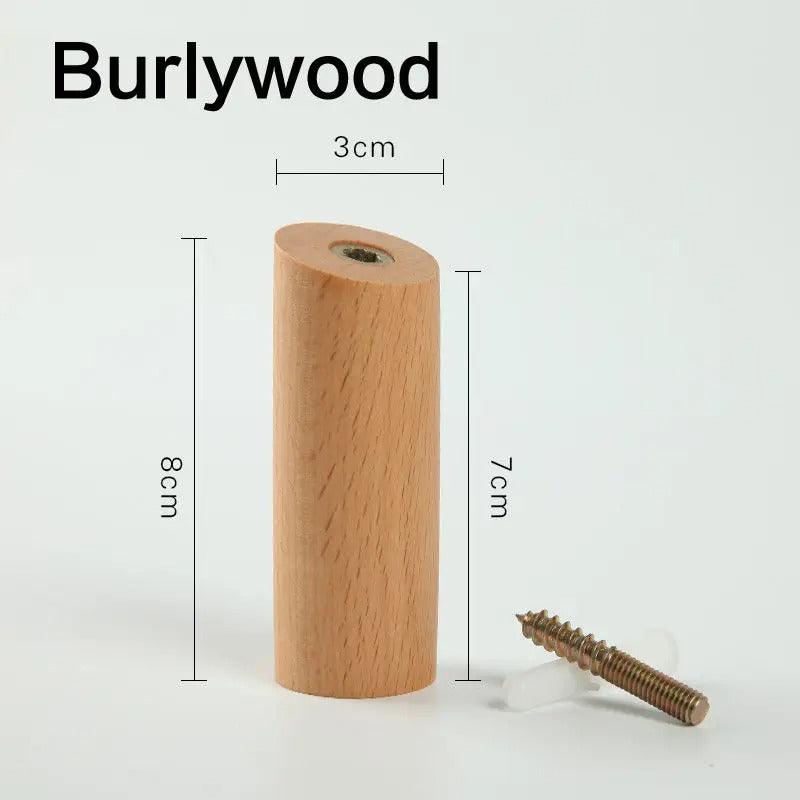 Perrine Timber Wall Hook for Coats with Angled Face