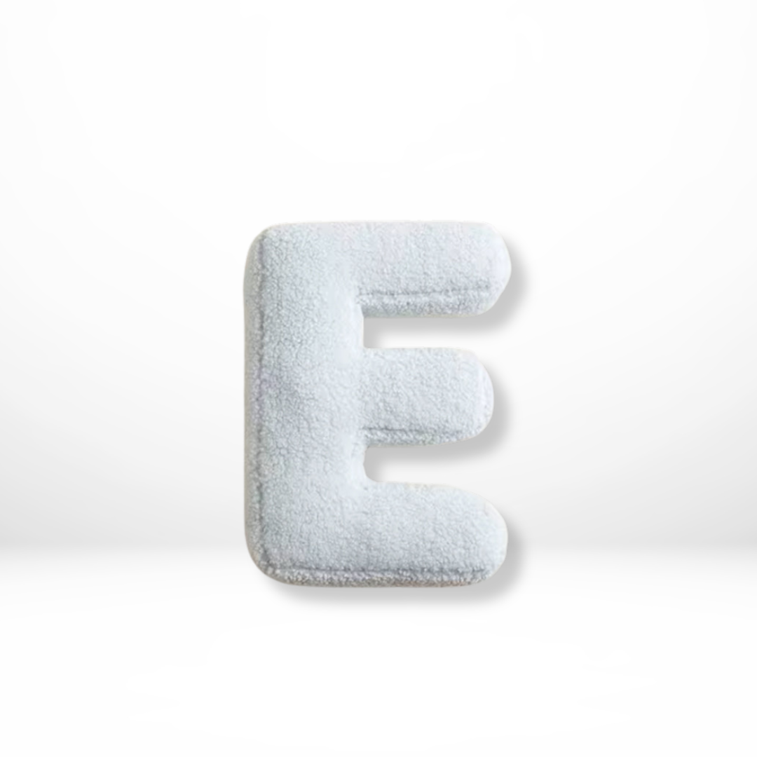 Seraphina Letter Cushion for Nurseries in Velvet Finish