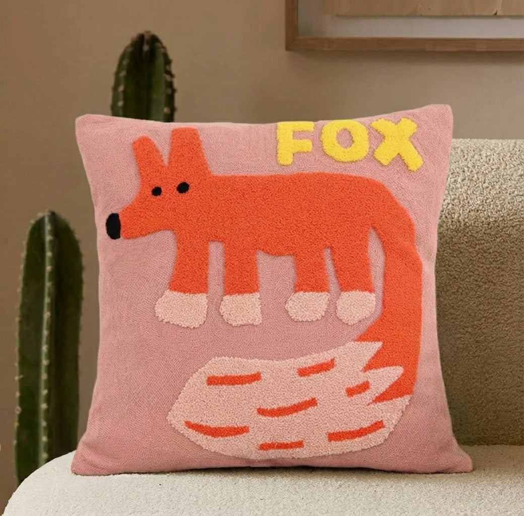 Vivienne Animal Cushion Cover for Kids Rooms and Sofas
