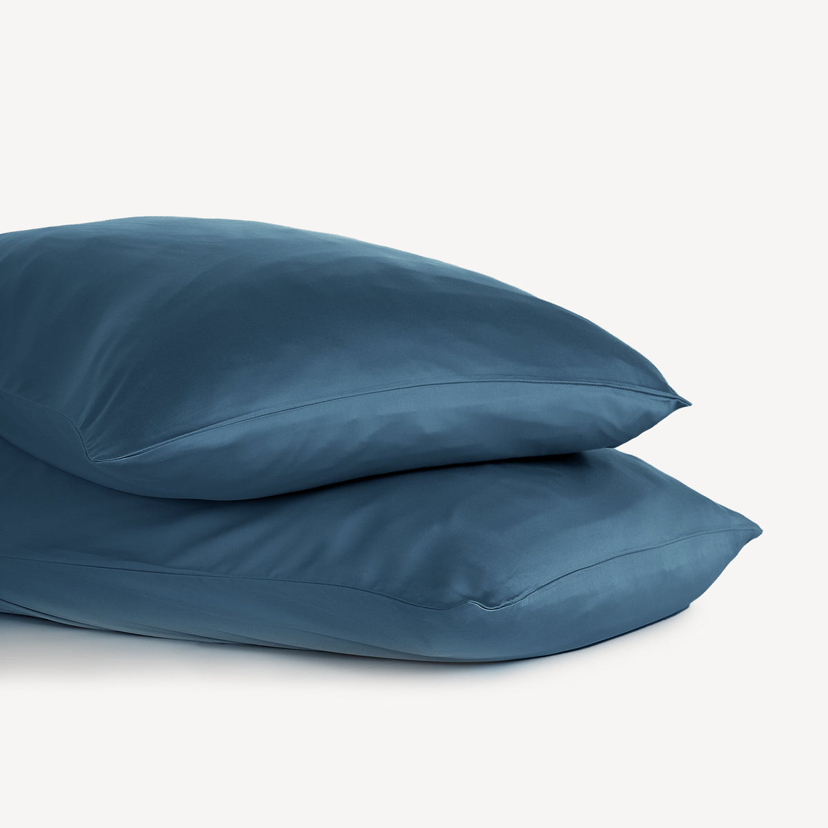 Ottoline Pillowcases for Beds in Cool Bamboo Viscose