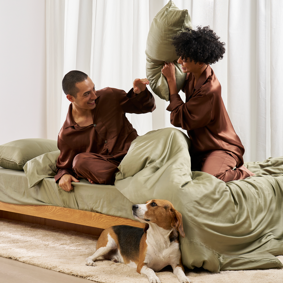 Bianca Bamboo Quilt Cover for Hot Sleepers with Cool Sateen