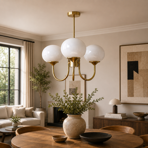 Leila Marshmallow Chandelier