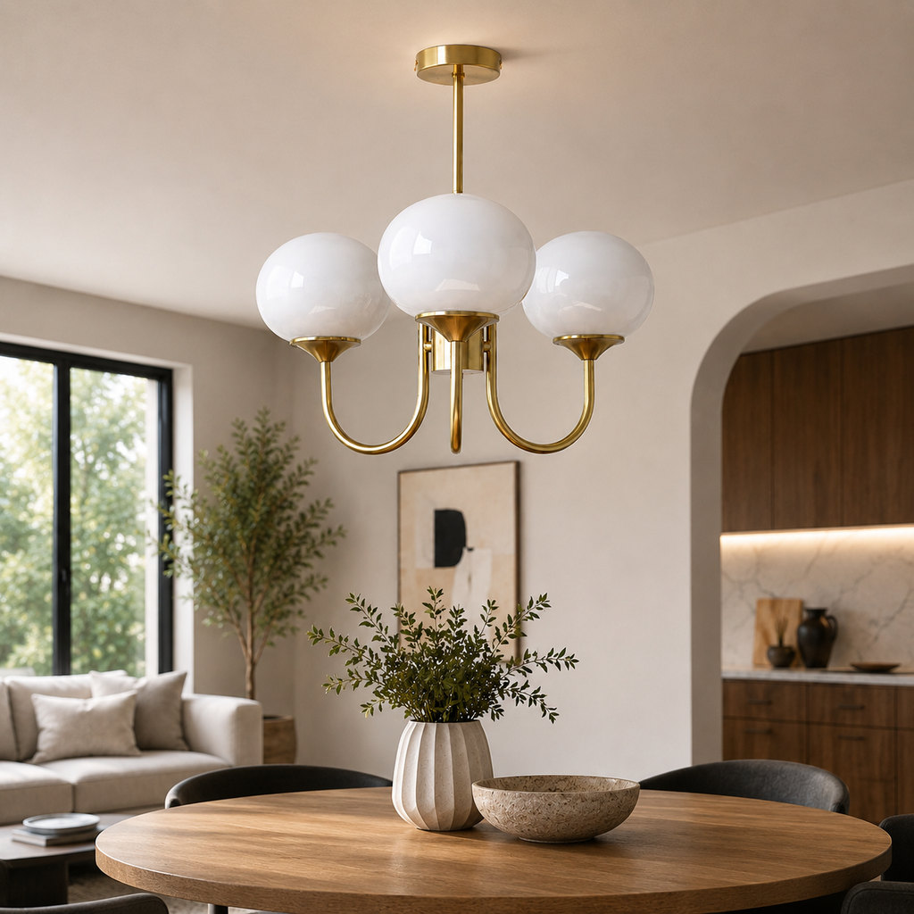 Leila Marshmallow Chandelier
