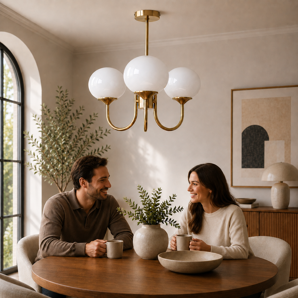 Leila Marshmallow Chandelier