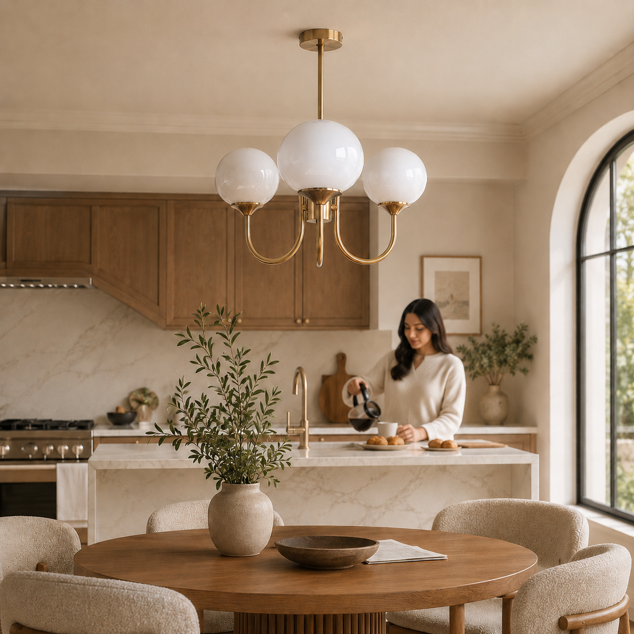 Leila Marshmallow Chandelier