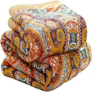 Aurelia Cotton Throw for Sofa & Picnics with Airy Weave