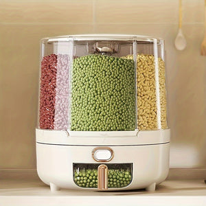 Dorothea Grain Dispenser for Rice and Beans with Measure