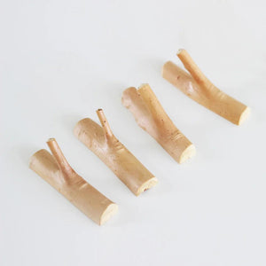 Wilhelmina Branch Wall Hook for Coats with Real Grain