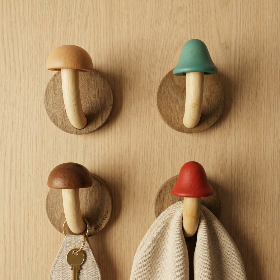 Coats, towels and keys
