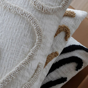 Florentine Chenille Cushion for Armchairs with Tufted Lines