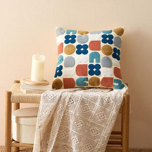 Margaux Tufted Cotton Cushion for Beds with Boho Shapes