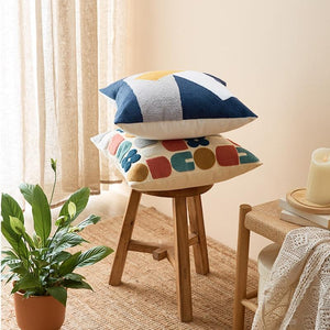 Margaux Tufted Cotton Cushion for Beds with Boho Shapes