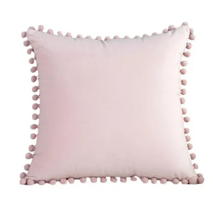 Tatiana Pom Pom Cushion for Bedrooms and Reading Nooks