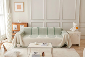 Vivienne Chenille Throw for Sofas with Arched Weave