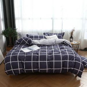 Liliane Bed Set for Bedrooms with Ginkgo Line Art