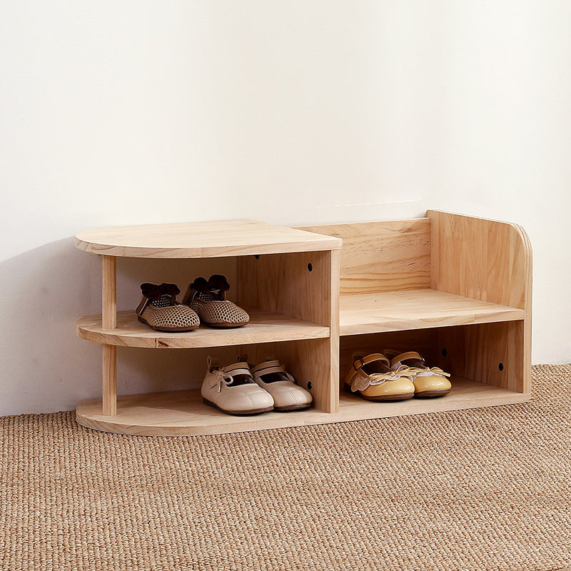 Two tiers, one curved side