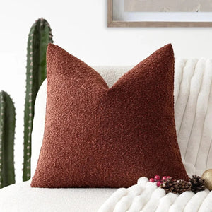 Jacqueline Boucle Cushion Cover for Sofas in 11 Colors