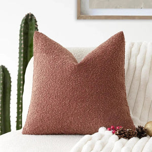 Jacqueline Boucle Cushion Cover for Sofas in 11 Colors