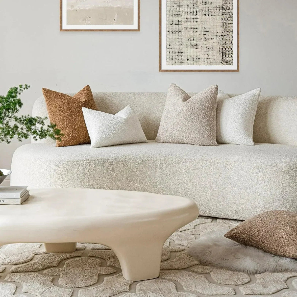 Across a living room sofa