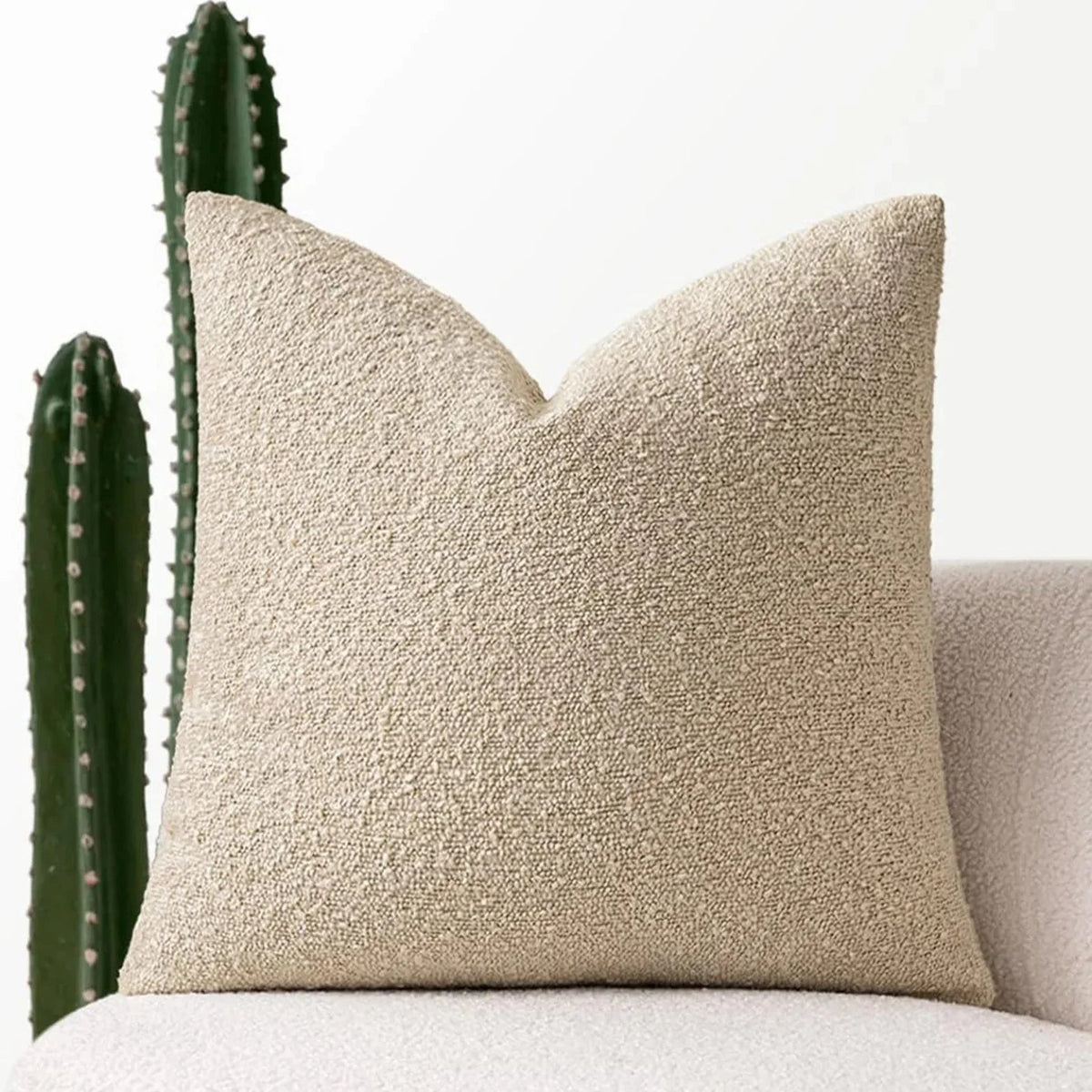 Jacqueline Boucle Cushion Cover for Sofas in 11 Colors