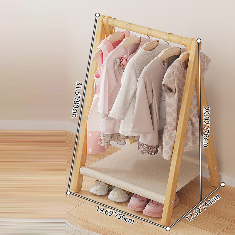 Francine Kids Hall Tree for Coats with Folding Frame