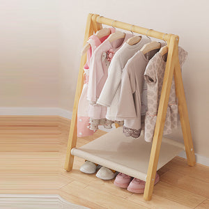 Francine Kids Hall Tree for Coats with Folding Frame