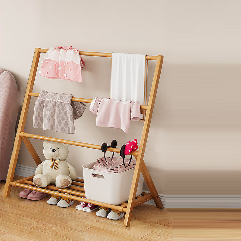 Francine Kids Hall Tree for Coats with Folding Frame