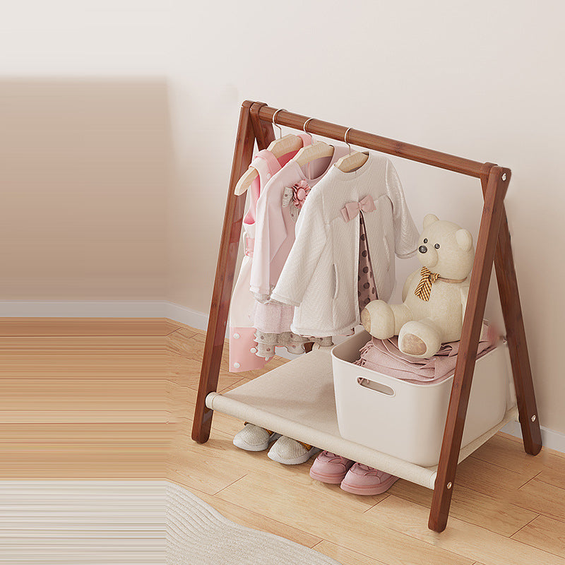 Francine Kids Hall Tree for Coats with Folding Frame