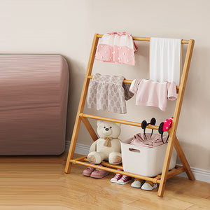 Francine Kids Hall Tree for Coats with Folding Frame