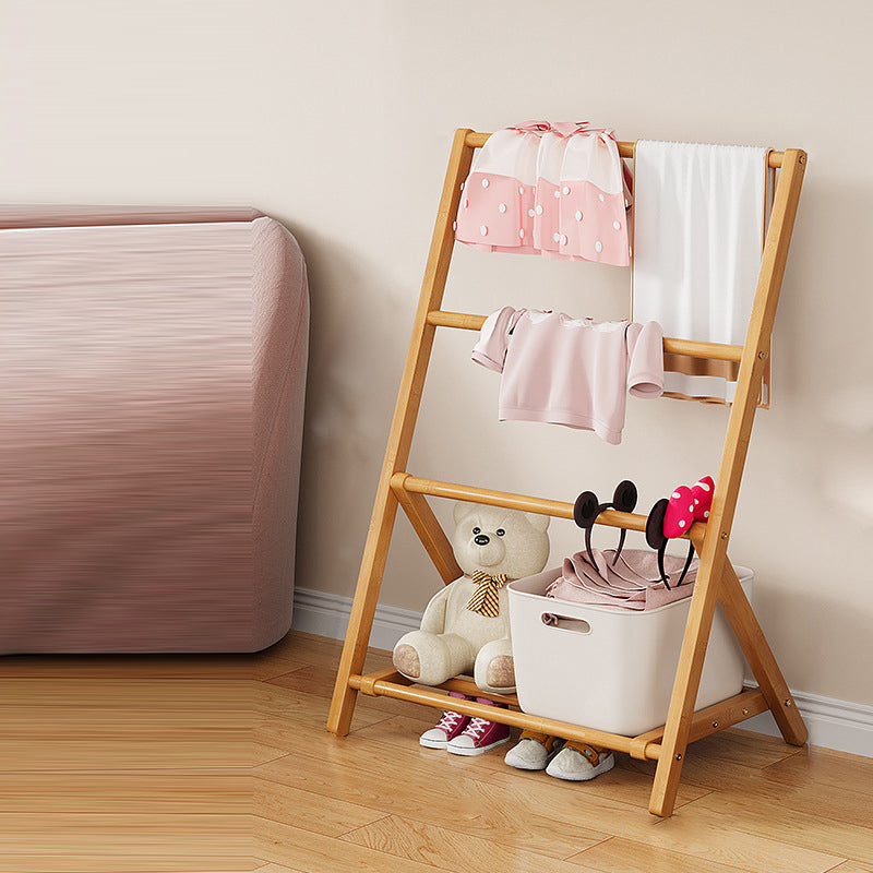 Francine Kids Hall Tree for Coats with Folding Frame