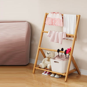 Francine Kids Hall Tree for Coats with Folding Frame