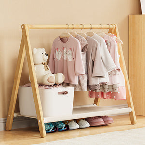 Francine Kids Hall Tree for Coats with Folding Frame