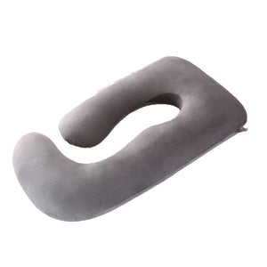 Noemie Body Pillow for Side Sleepers with Velvet Cover