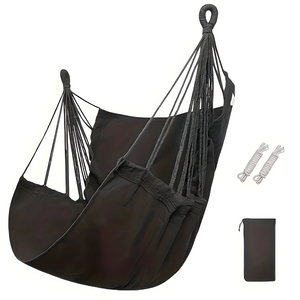 Priscille Hanging Swing Chair for Gardens with Canvas Seat