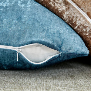 Rosalie Crushed Velour Cushion for Sofas and Beds, 60cm