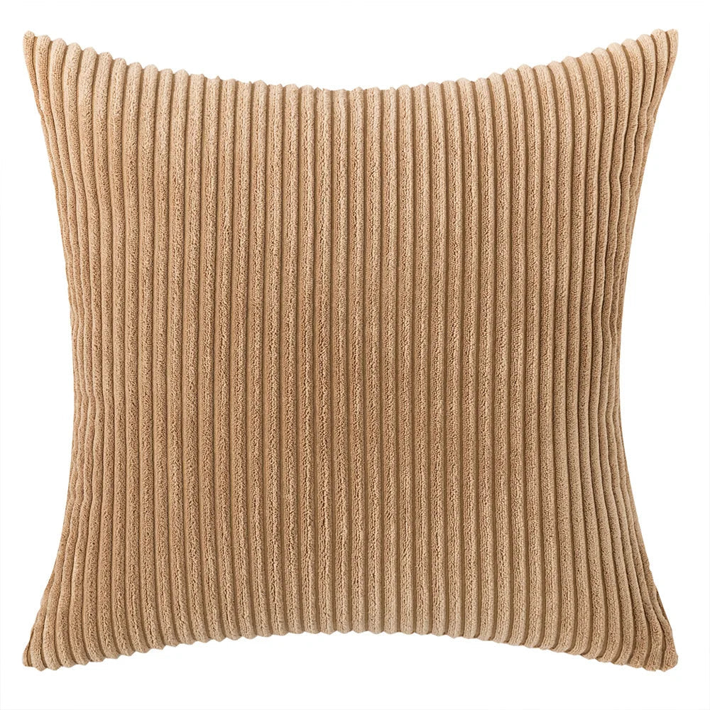 Iolanthe Corduroy Cushion Cover for Sofas with Wide Wale
