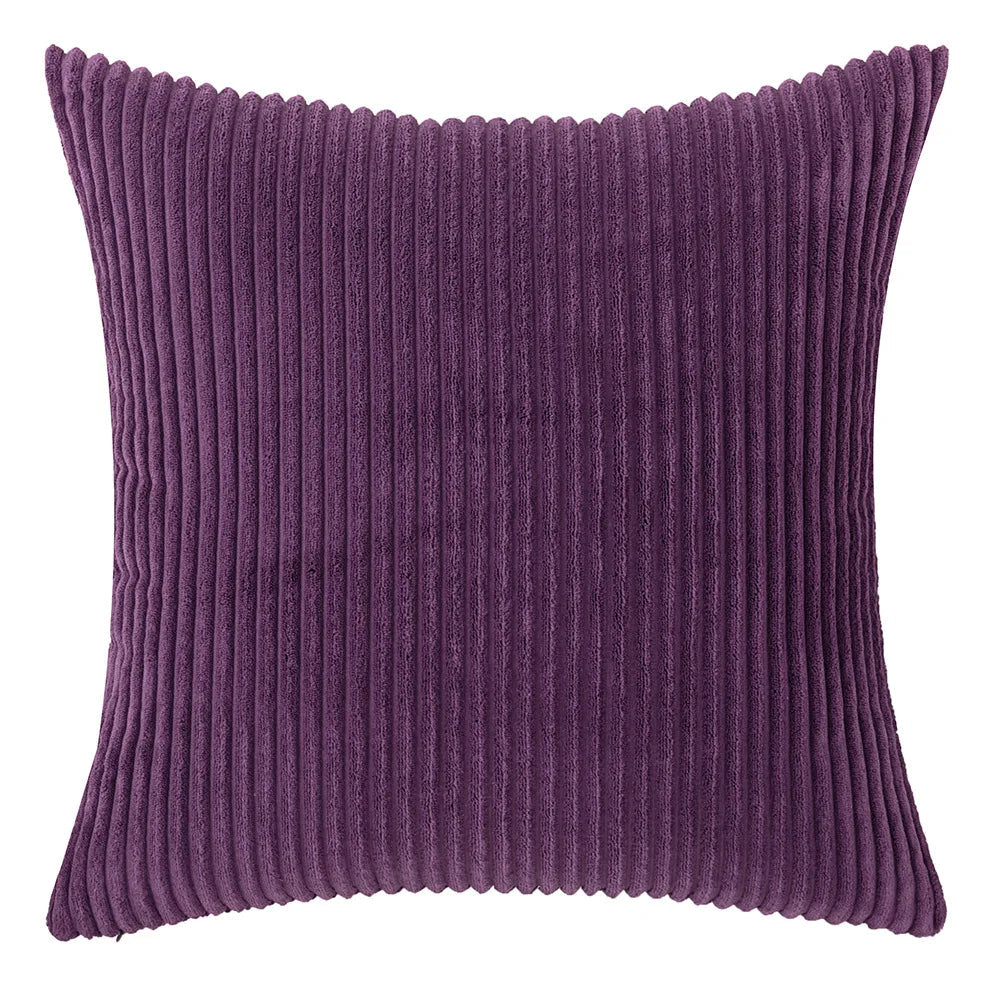 Iolanthe Corduroy Cushion Cover for Sofas with Wide Wale