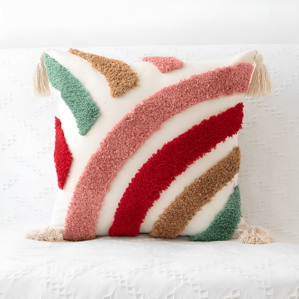Ophelie Tufted Cover for Sofas with Checkerboard Texture