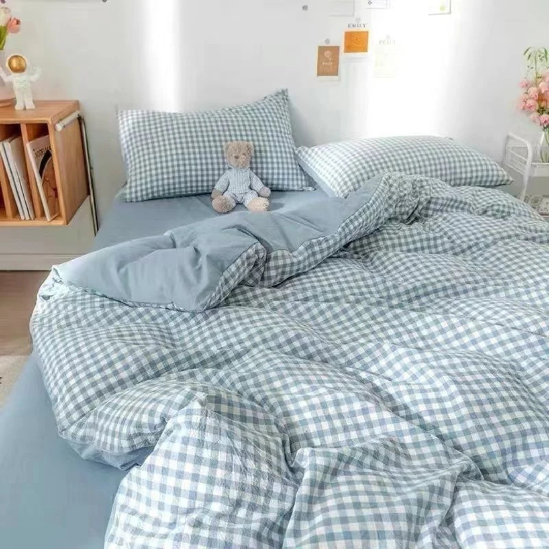 Juliette Quilt Cover for Bedrooms with Avocado Print