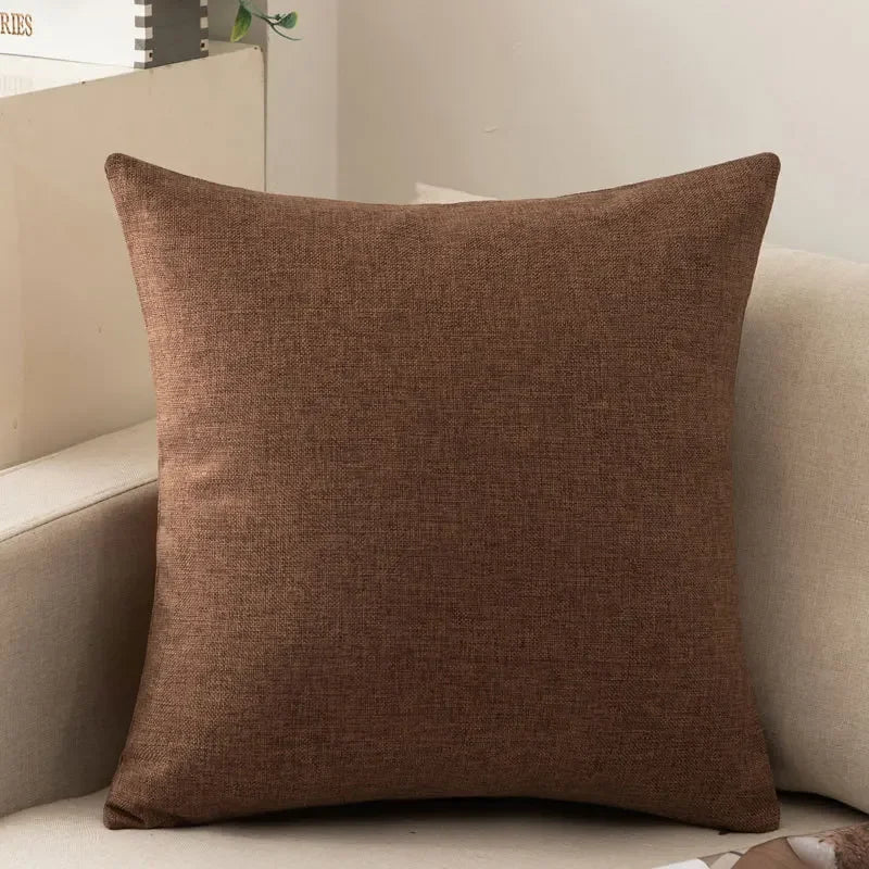 Natalia Linen Look Cushion for Sofas with Insert Included