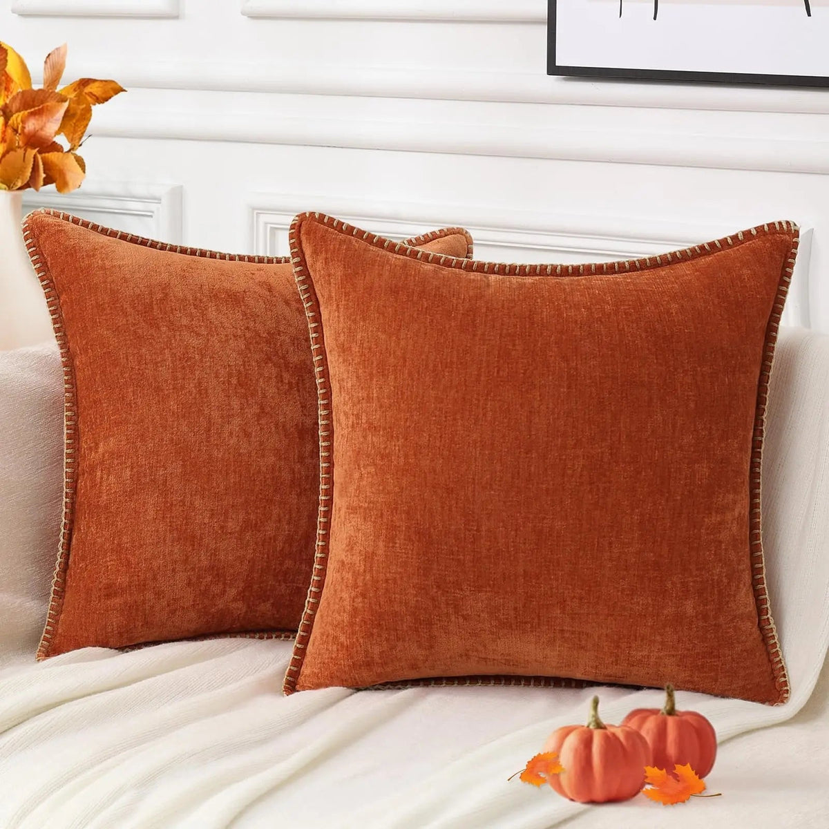 Rust pair with autumn styling