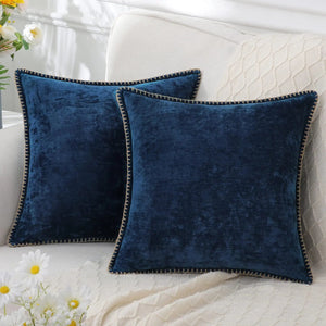 Genevieve Chenille Cover for Beds with Blanket Stitch Edge