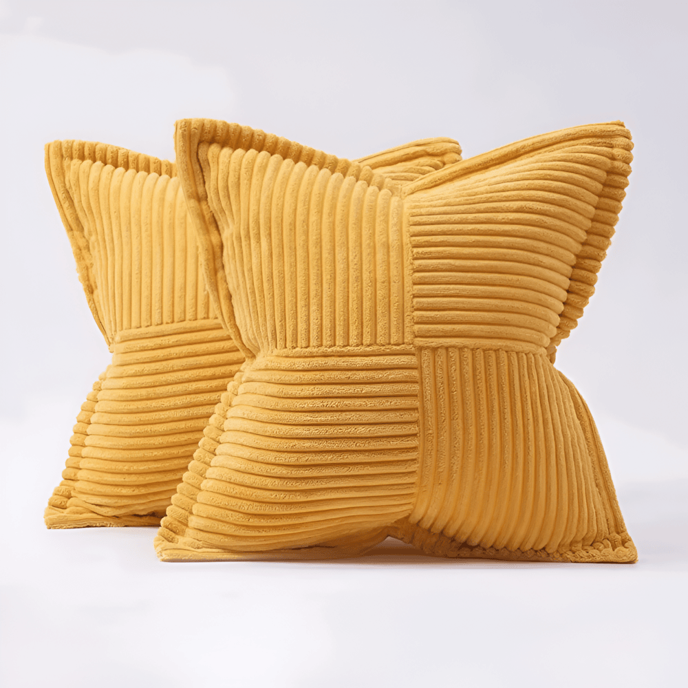 Leonie Ribbed Cover for Busy Rooms with Stain Resistance