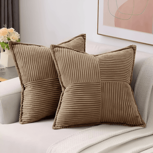 Leonie Ribbed Cover for Busy Rooms with Stain Resistance