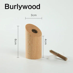 Perrine Timber Wall Hook for Coats with Angled Face