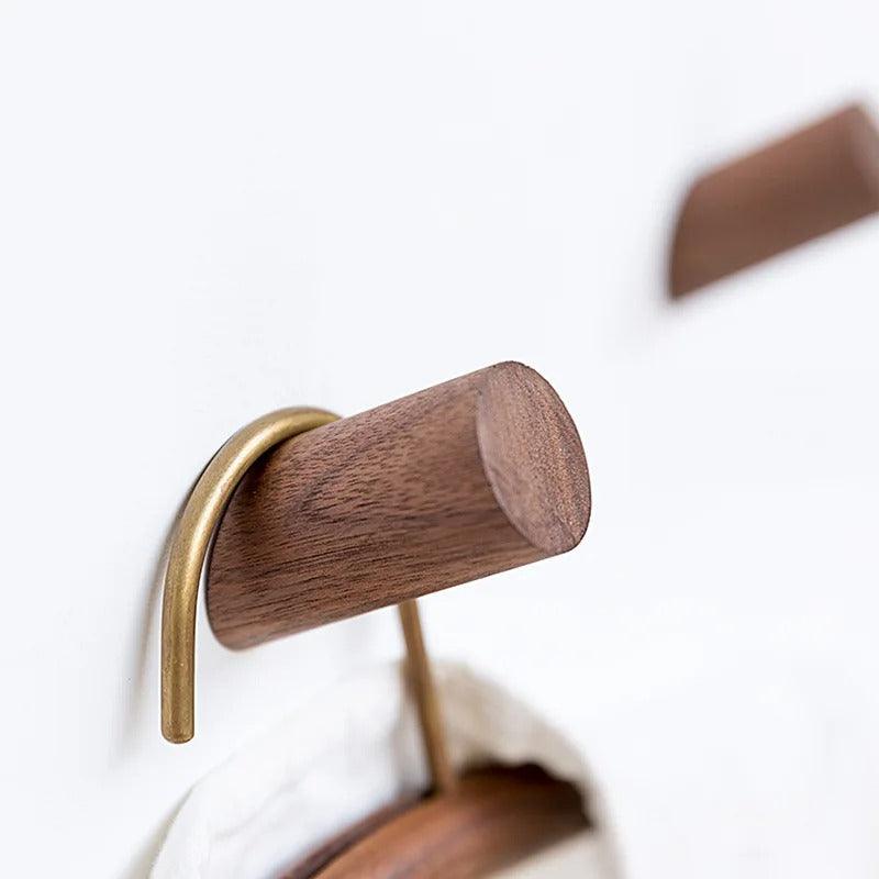 Perrine Timber Wall Hook for Coats with Angled Face