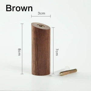 Perrine Timber Wall Hook for Coats with Angled Face