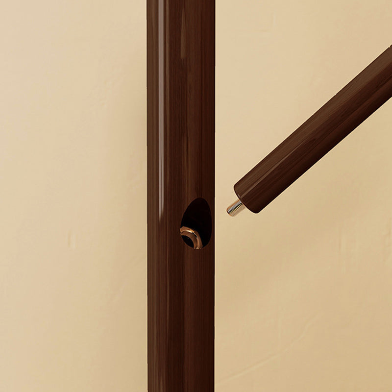 Theodora Timber Coat Rack for Halls with Swivel Tier